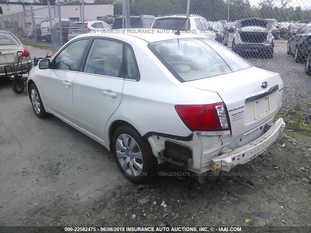 JF1GE6A69AG516698 - 2010 SUBARU IMPREZA 2.5I WHITE photo 3