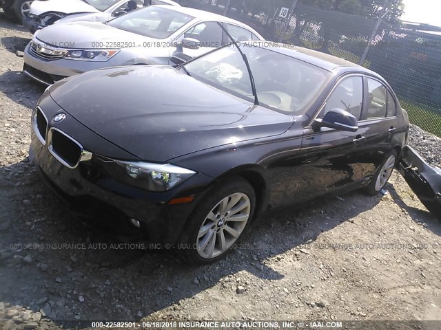 WBA3C3C5XDF982875 - 2013 BMW 320 I/XDRIVE BLACK photo 2