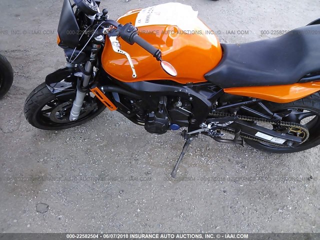 JYARJ08E06A008375 - 2006 YAMAHA FZ6 S ORANGE photo 9