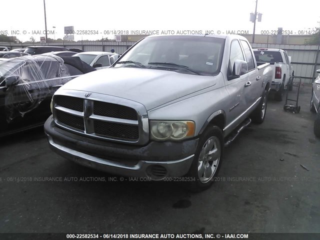 3D7HA18N62G171510 - 2002 DODGE RAM 1500 SILVER photo 2