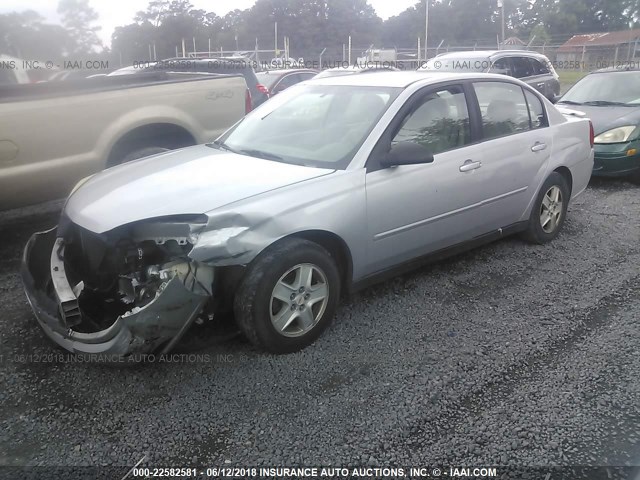 1G1ZT54805F186793 - 2005 CHEVROLET MALIBU LS 银色 照片 2