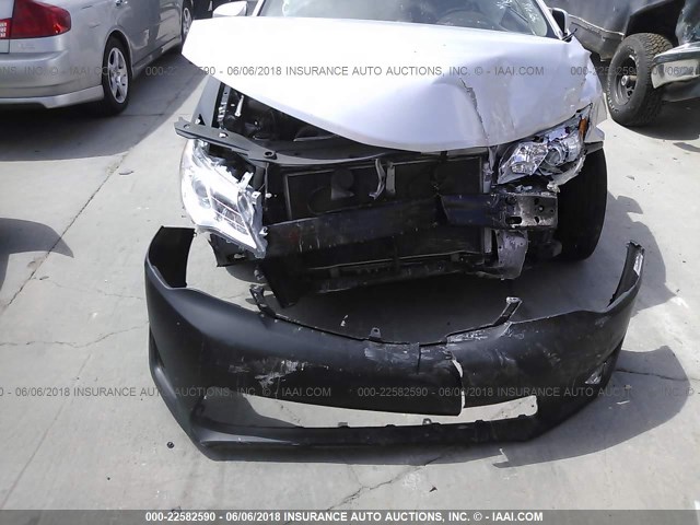 4T1BF1FKXEU398416 - 2014 TOYOTA CAMRY L/SE/LE/XLE 银色 照片 6