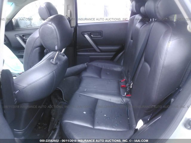 JNRBS08W44X403665 - 2004 INFINITI FX45 GRAY photo 8