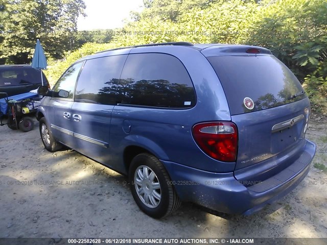 2A4GP54L37R350518 - 2007 CHRYSLER TOWN & COUNTRY TOURING BLUE photo 3