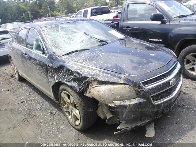 1G1ZA5E00AF154838 - 2010 CHEVROLET MALIBU LS BLACK photo 1