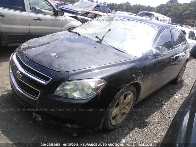 1G1ZA5E00AF154838 - 2010 CHEVROLET MALIBU LS BLACK photo 2