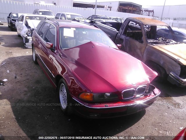 WBADR6343XGN90718 - 1999 BMW 540 IT AUTOMATIC RED photo 1