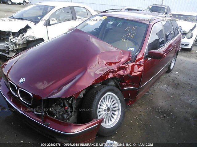WBADR6343XGN90718 - 1999 BMW 540 IT AUTOMATIC RED photo 6