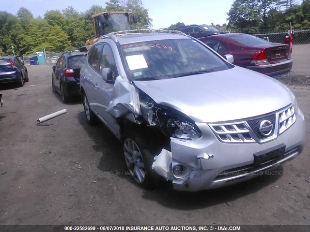 JN8AS5MV7BW690545 - 2011 NISSAN ROGUE S/SV/KROM SILVER photo 1