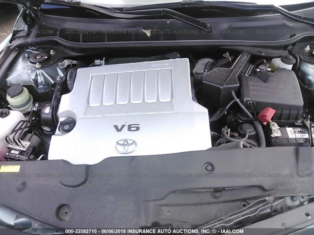 4T1BK3EK1AU601101 - 2010 TOYOTA CAMRY SE/LE/XLE 绿色 照片 10