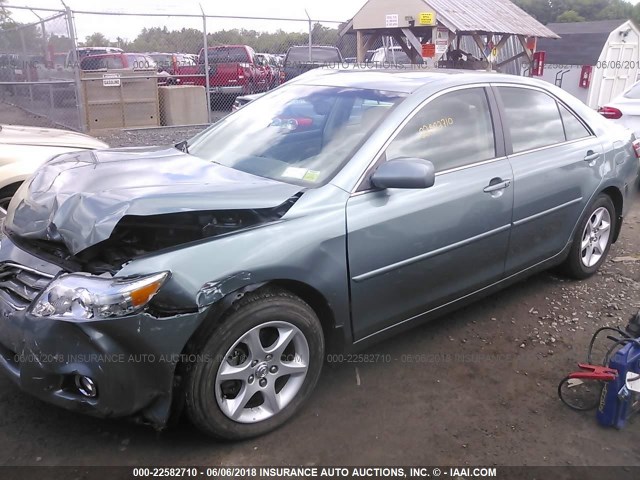 4T1BK3EK1AU601101 - 2010 TOYOTA CAMRY SE/LE/XLE 绿色 照片 2