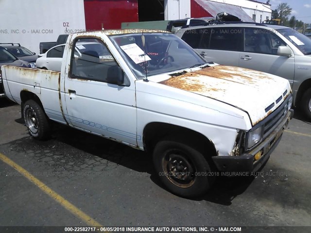 1N6ND11S2KC372728 - 1989 NISSAN D21 SHORT BED WHITE photo 1