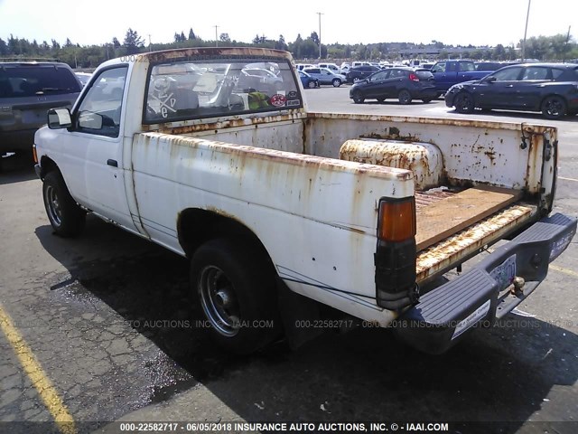 1N6ND11S2KC372728 - 1989 NISSAN D21 SHORT BED WHITE photo 3