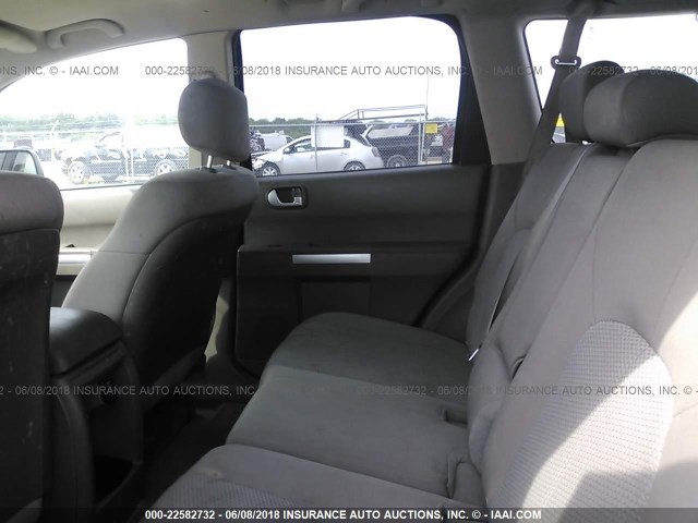 4A4MN21S17E052984 - 2007 MITSUBISHI ENDEAVOR LS MAROON photo 8