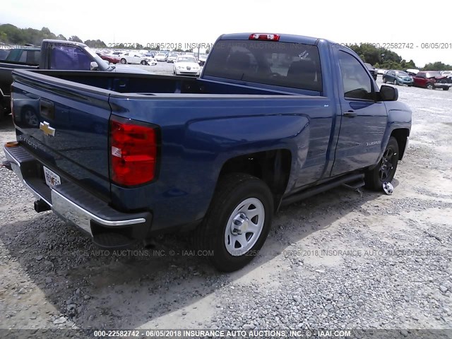 1GCNCNEH3GZ312120 - 2016 CHEVROLET SILVERADO C1500/C1500  LS BLUE photo 4