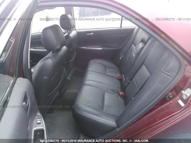 JTDBE32K620041049 - 2002 TOYOTA CAMRY LE/XLE/SE 勃艮第红 照片 8