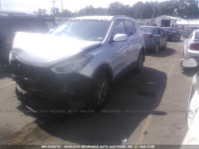 5XYZU3LB8DG058612 - 2013 HYUNDAI SANTA FE SPORT  SILVER photo 2