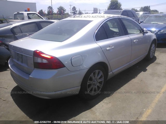 YV1AS982291101339 - 2009 VOLVO S80 3.2 SILVER photo 4