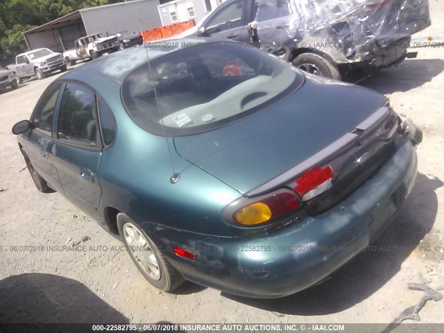 1FALP51U7VG137030 - 1997 FORD TAURUS G GREEN photo 3