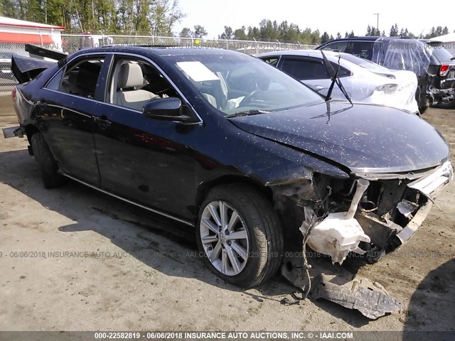 4T4BF1FKXDR298580 - 2013 TOYOTA CAMRY L/SE/LE/XLE 黑色 照片 1