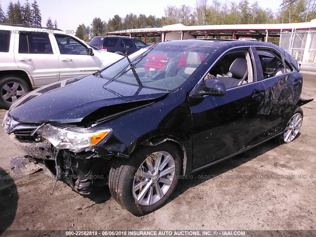 4T4BF1FKXDR298580 - 2013 TOYOTA CAMRY L/SE/LE/XLE 黑色 照片 2