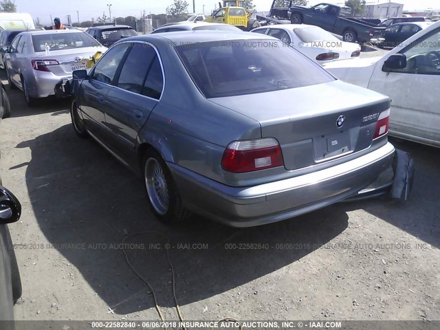 WBADT434X1GX24623 - 2001 BMW 525 I AUTOMATIC TEAL photo 3