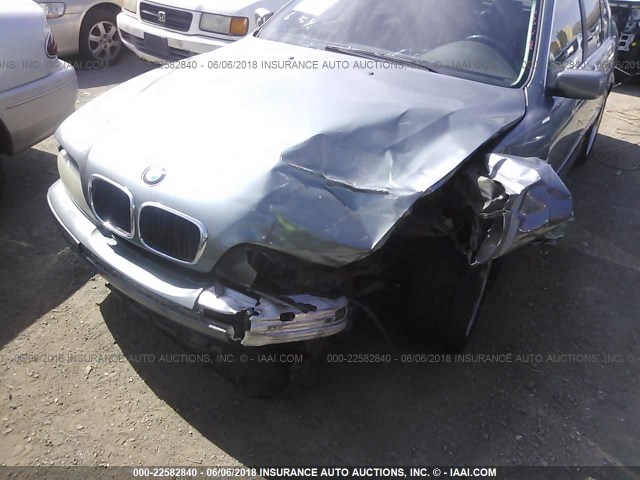 WBADT434X1GX24623 - 2001 BMW 525 I AUTOMATIC TEAL photo 6