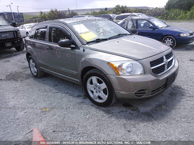 1B3HB48B38D646519 - 2008 DODGE CALIBER SXT TAN photo 1