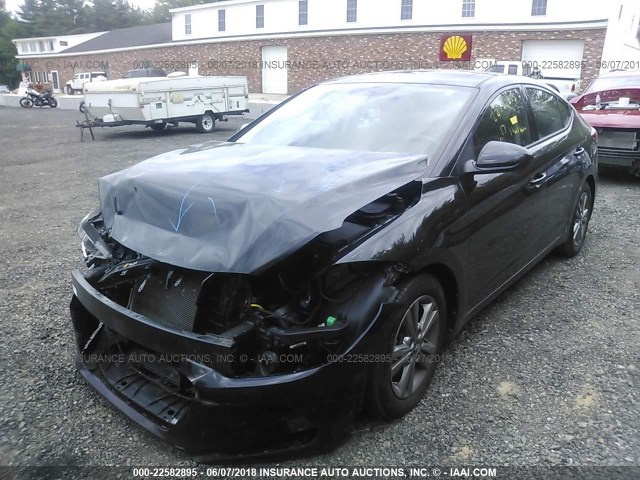 5NPD84LF4HH156414 - 2017 HYUNDAI ELANTRA SE/VALUE/LIMITED BLACK photo 2