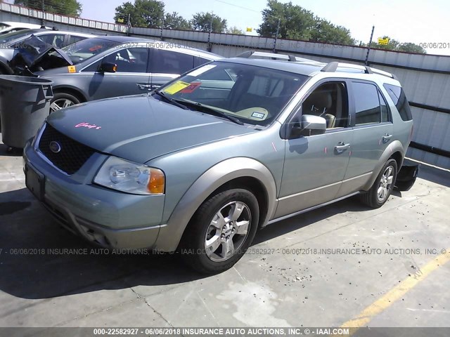 1FMZK02105GA48681 - 2005 FORD FREESTYLE SEL Light Blue photo 2