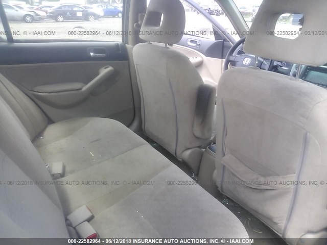 JHMES95643S022883 - 2003 HONDA CIVIC HYBRID GOLD photo 8