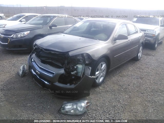 1G1ZB5E01CF346303 - 2012 CHEVROLET MALIBU LS Qəhvəyi foto 2