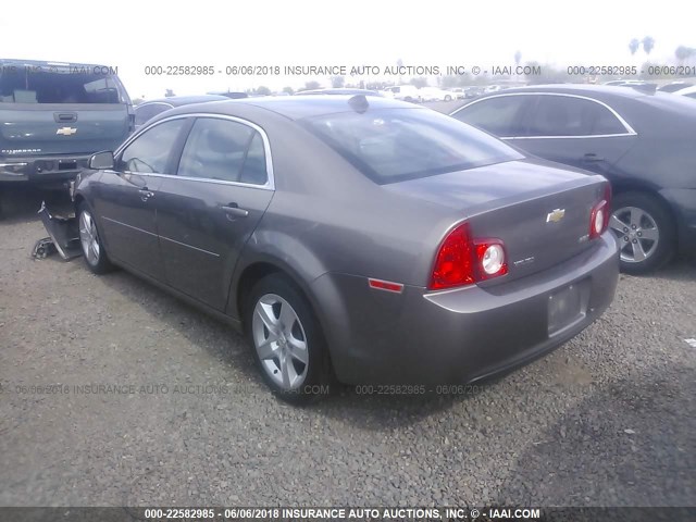1G1ZB5E01CF346303 - 2012 CHEVROLET MALIBU LS Qəhvəyi foto 3