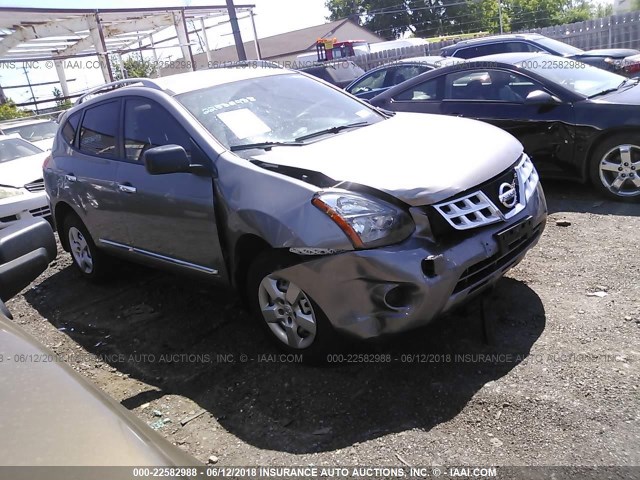 JN8AS5MV0FW261284 - 2015 NISSAN ROGUE SELECT S GRAY photo 1