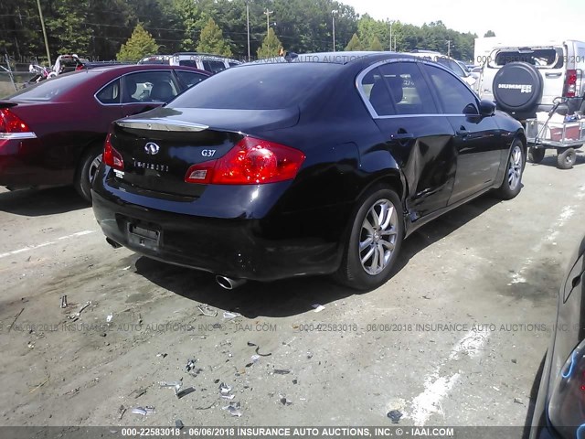 JNKCV61E99M011823 - 2009 INFINITI G37 JOURNEY/SPORT BLACK photo 4