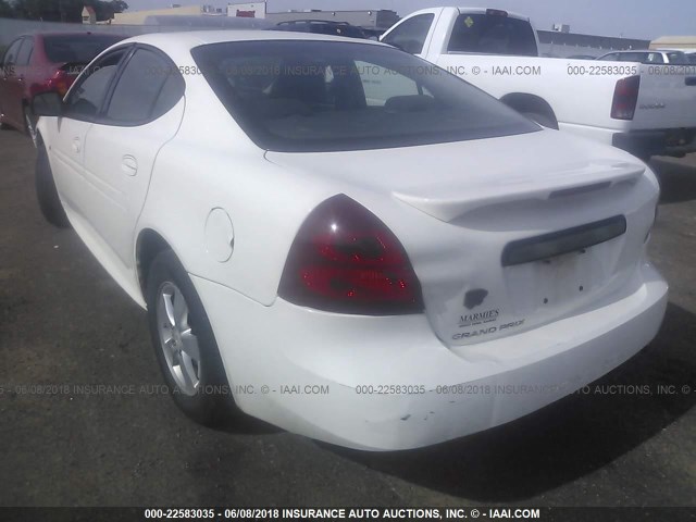 2G2WP552271238674 - 2007 PONTIAC GRAND PRIX WHITE photo 3
