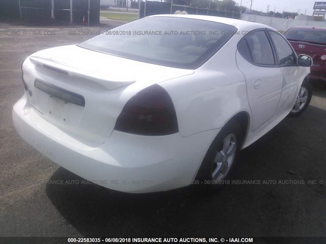 2G2WP552271238674 - 2007 PONTIAC GRAND PRIX WHITE photo 4