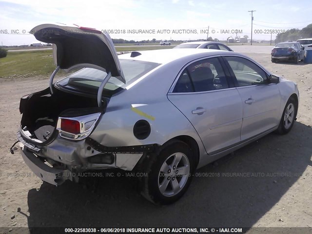 1G11B5SA3DF256453 - 2013 CHEVROLET MALIBU LS Gümüş foto 4
