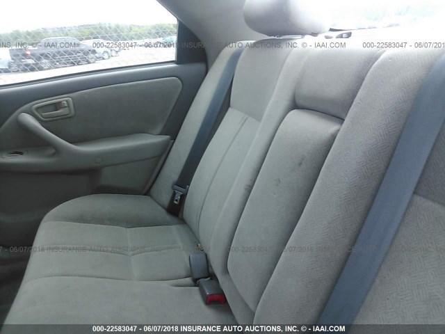 4T1BG22K11U051009 - 2001 TOYOTA CAMRY CE/LE/XLE GRAY photo 8