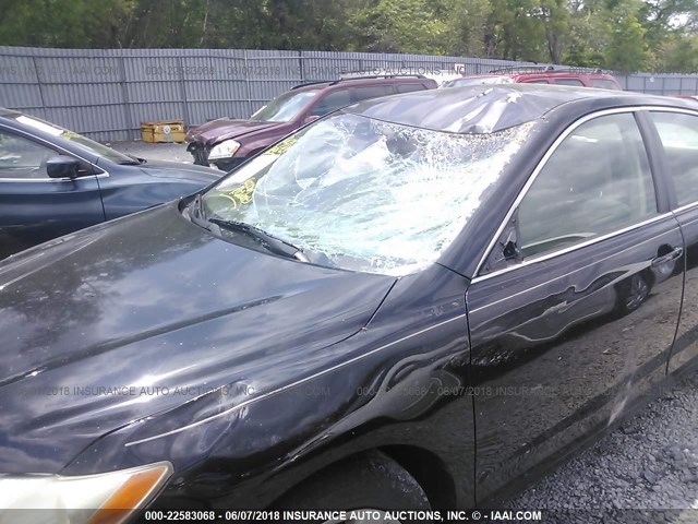 4T1BK46K97U009071 - 2007 TOYOTA CAMRY NEW GENERAT LE/XLE/SE BLACK photo 6