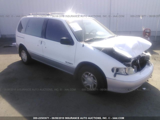 4N2DN11W2TD830324 - 1996 NISSAN QUEST XE/GXE WHITE photo 1