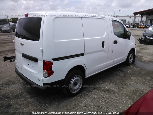 3N63M0YN0JK691958 - 2018 CHEVROLET CITY EXPRESS LS WHITE photo 4