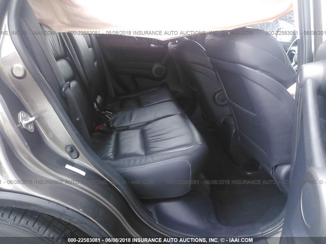 5J6RE4H78AL072852 - 2010 HONDA CR-V EXL GRAY photo 8