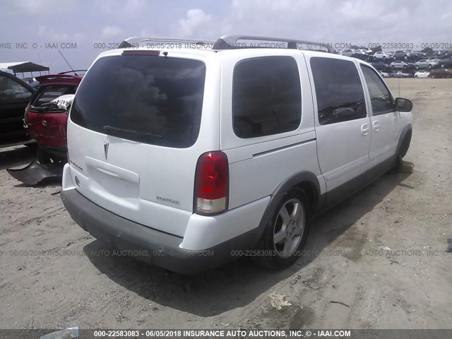 1GMDV33L86D111760 - 2006 PONTIAC MONTANA SV6 WHITE photo 4