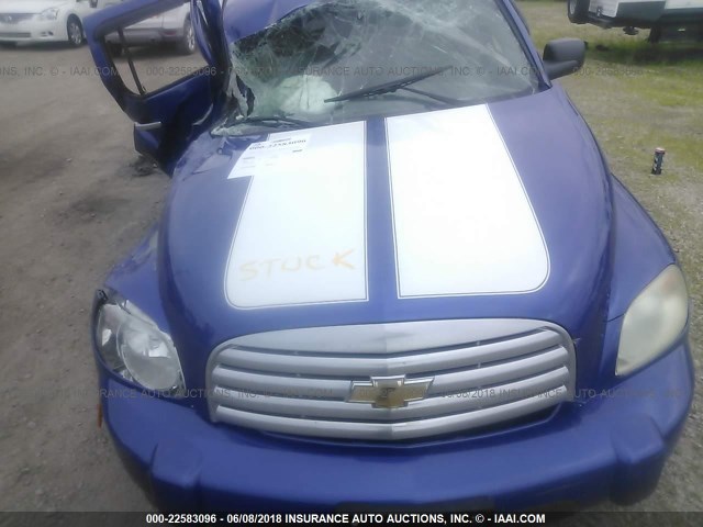 3GNDA13D96S546341 - 2006 CHEVROLET HHR LS ლურჯი ფოტო 10