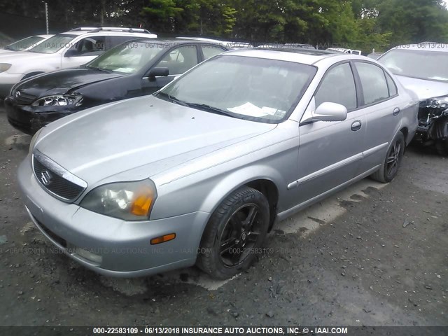 KL5VM52L74B105441 - 2004 SUZUKI VERONA EX SILVER photo 2