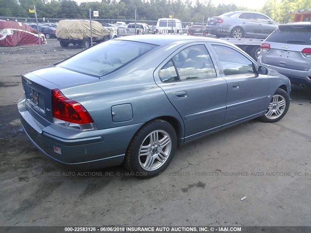 YV1RS592352473318 - 2005 VOLVO S60 2.5T GREEN photo 4