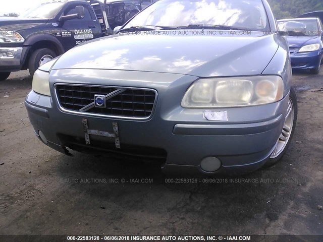 YV1RS592352473318 - 2005 VOLVO S60 2.5T GREEN photo 6