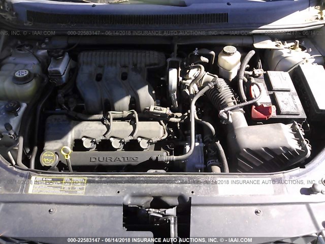 1FMDK02187GA13027 - 2007 FORD FREESTYLE SEL BEIGE photo 10