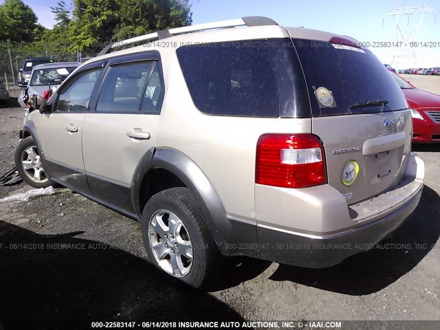 1FMDK02187GA13027 - 2007 FORD FREESTYLE SEL BEIGE photo 3